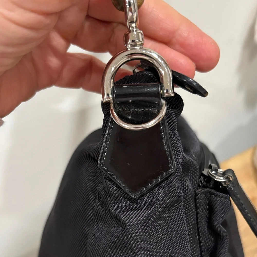 GUCCI VINTAGE Bamboo Nylon Bag EVC